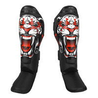 TUFF - Tiger MMA Shin Guards - Black